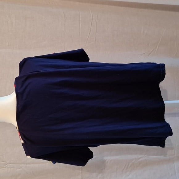 5/$15 Cute top by CouerdeVague, Sz L 65/35  Cotton/Polyester EUC - Picture 3 of 6